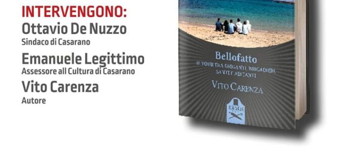 Sabato 26 Novembre – Presentazione “Bellofatto”